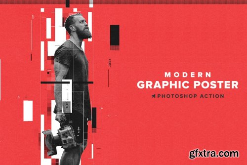 CreativeMarket - Modern Graphic Poster Action 6351005