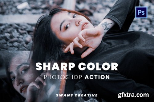 Sharp Color Photoshop Action