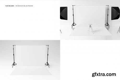 CreativeMarket - Photography Backdrop Mockup Set 6451800