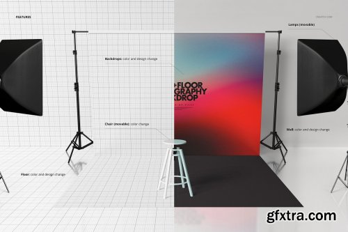 CreativeMarket - Photography Backdrop Mockup Set 6451800