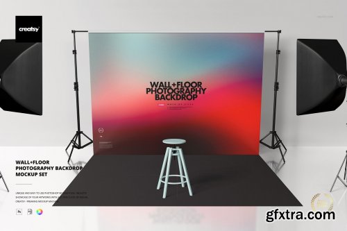 CreativeMarket - Photography Backdrop Mockup Set 6451800