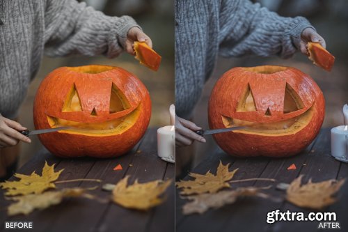 CreativeMarket - Halloween Fall Lightroom Presets 6480769