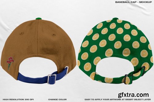 CreativeMarket - Baseball Cap - Mockup 6491519