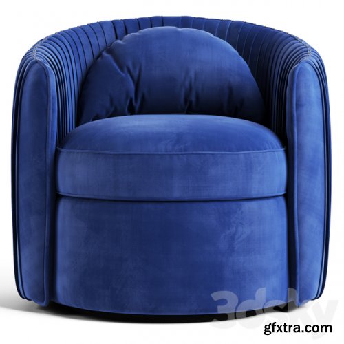 Fantasia Indigo Swivel Armchair