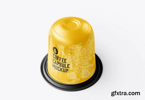 Glossy Coffee Capsule Mockup