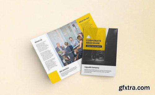 A5 Bifold Brochure Mockups