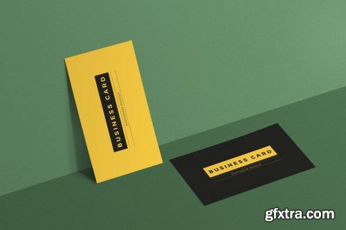 Standing Business Card Mockup