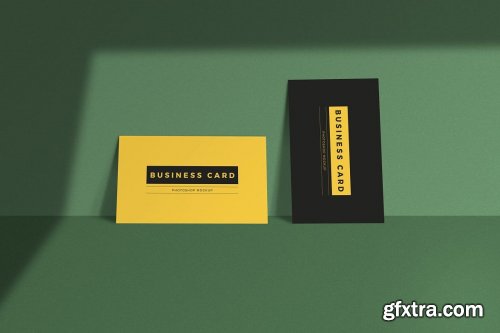 Standing Business Card Mockup