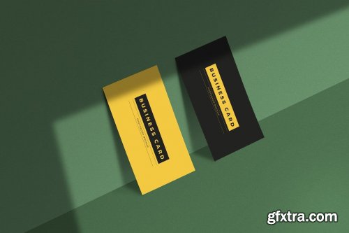 Standing Business Card Mockup