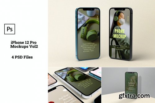  iPhone 12 Pro Mockups Vol2