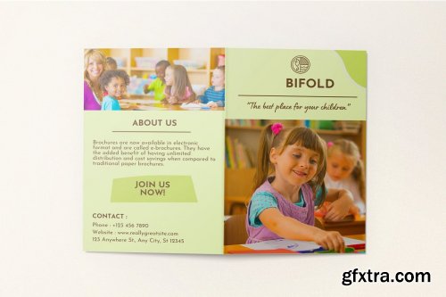 A6 Bifold Brochure Mockups