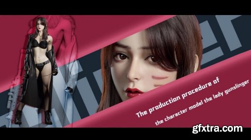 WingFox – Lady Gunslinger – A tutorial of production of a model of a fair lady character