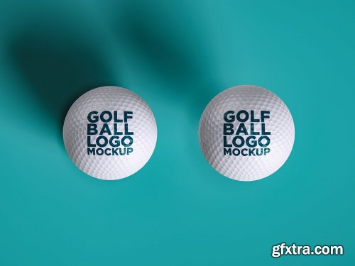 Golf Ball Logo Mockup 002