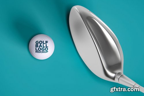 Golf Ball Logo Mockup 002