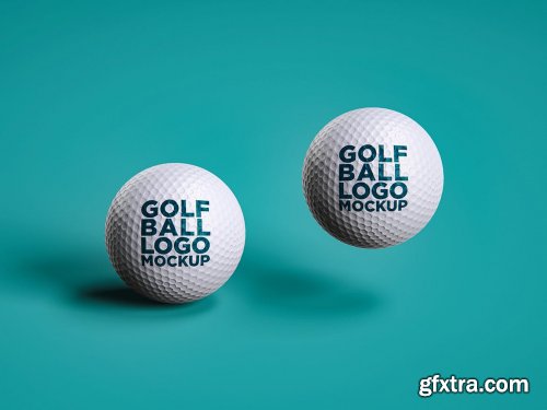 Golf Ball Logo Mockup 002