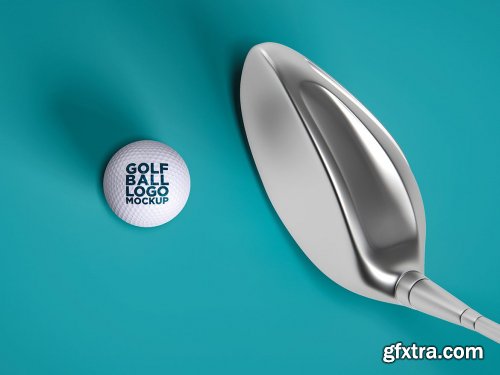 Golf Ball Logo Mockup 002