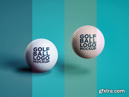 Golf Ball Logo Mockup 002