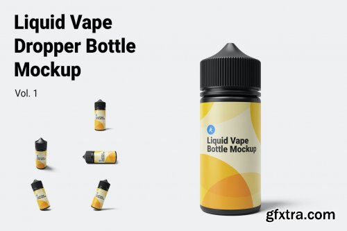 Liquid Vape Dropper Bottle Mockup Vol.1