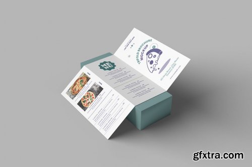 Minimalist Trifold Brochure Mockup