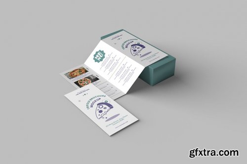 Minimalist Trifold Brochure Mockup