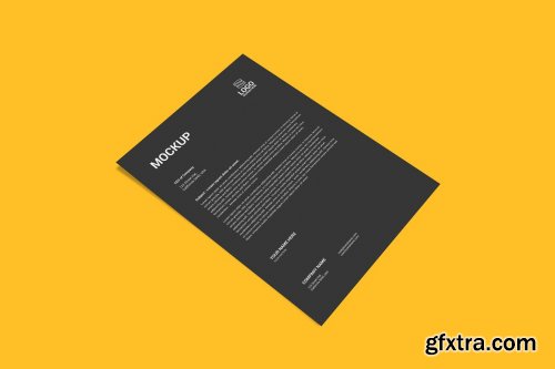 CreativeMarket - A4 Pages Mockup 5542531