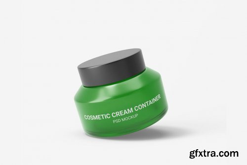 Cosmetic Cream Container Mockup Vol.1