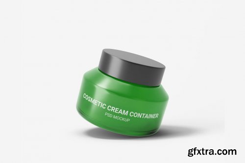 Cosmetic Cream Container Mockup Vol.1