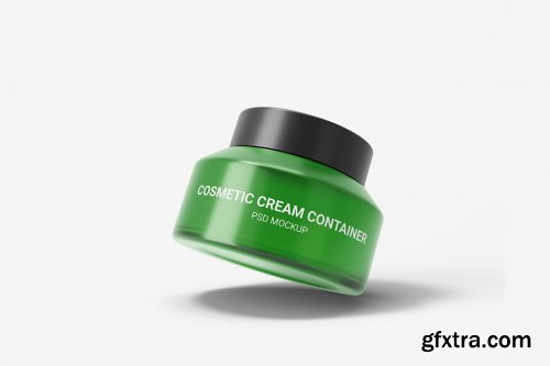 Cosmetic Cream Container Mockup Vol.1