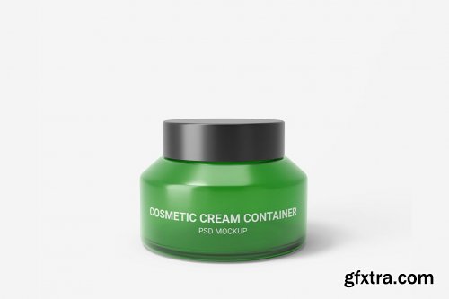 Cosmetic Cream Container Mockup Vol.1