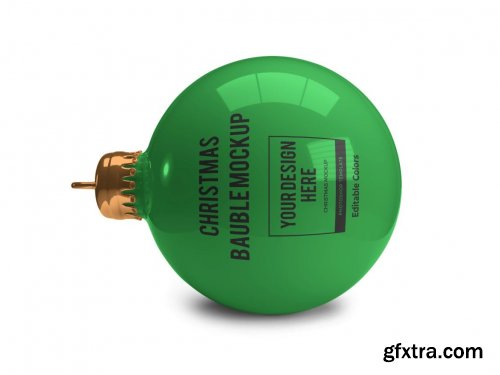 Christmas Bauble Ball Mockup Template Set