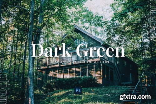 Dark Green Photoshop Action