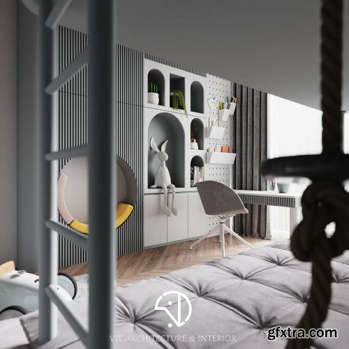 Interior Kidroom by Quoc Quyen