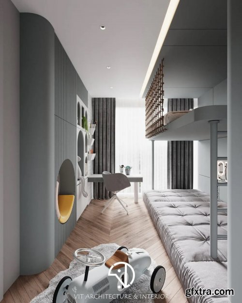 Interior Kidroom by Quoc Quyen