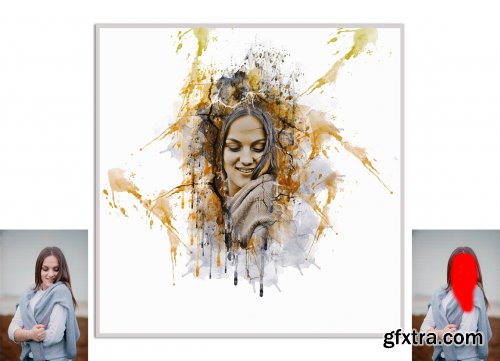 CreativeMarket - Watercolor Photoshop Action 6591524