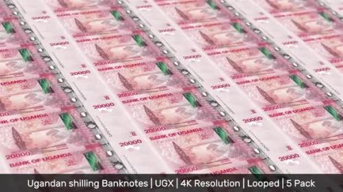 Videohive - Uganda Banknotes Money / Ugandan shilling / Currency USh / UGX / 5 Pack - 4K - 34496939 - 34496939