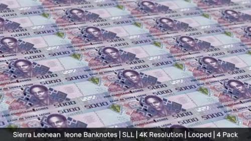 Videohive - Sierra Leone Banknotes Money / Sierra Leonean leone / Currency Le / SLL / 4 Pack - 4K - 34498904 - 34498904