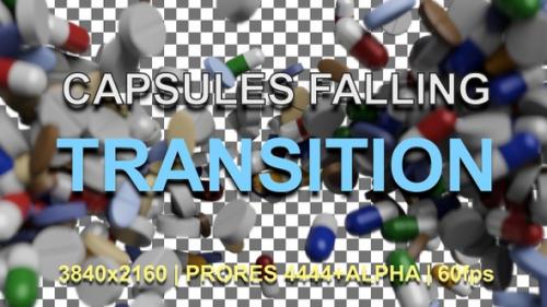 Videohive - Capsules and drugs Transition | UHD | Prores4444+Alpha | 60fps - 34499009 - 34499009