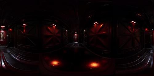 Videohive - Vr360 View of Spaceship Interior - 34502179 - 34502179