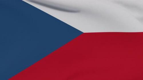 Videohive - Flag Czech Republic Patriotism National Freedom Seamless Loop - 34507040 - 34507040