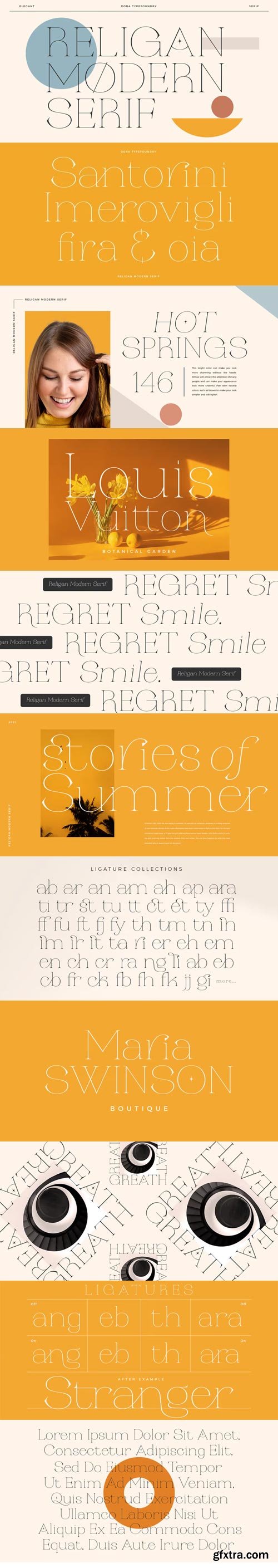 Religan Font Family