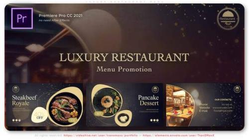 Videohive - Luxury Restaurant Menu - 34511352 - 34511352