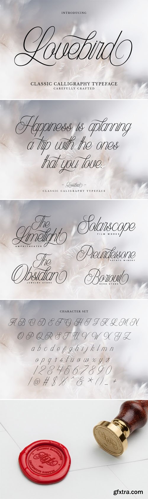 Lovebird - Classic Calligraphy Typeface