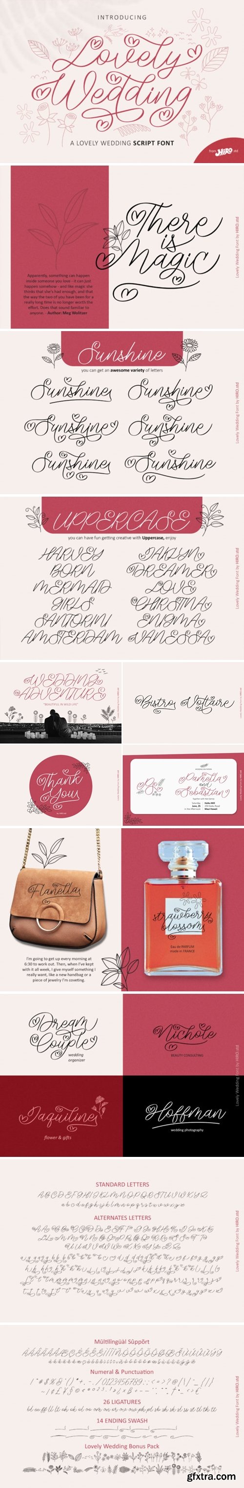 Lovely Wedding Font