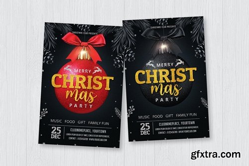 Christmas & New Year Party Flyer