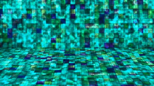 Videohive - Broadcast Hi-Tech Glittering Abstract Patterns Wall Stage 126 - 34519487 - 34519487