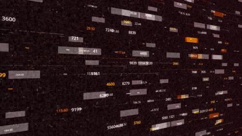 Videohive - Small blocks of data and numbers - 34520528 - 34520528