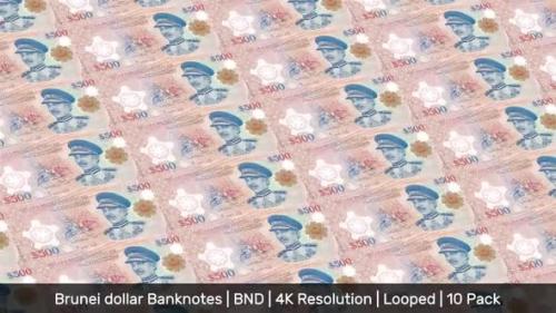 Videohive - Brunei Banknotes Money / Brunei dollar / Currency $ / BND/ | 10 Pack | - 4K - 34521977 - 34521977