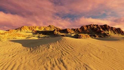 Videohive - Panorama Of Mountain Range And Desert - 29404858 - 29404858