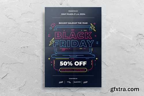 Black Friday Discount Flayer Tempalte