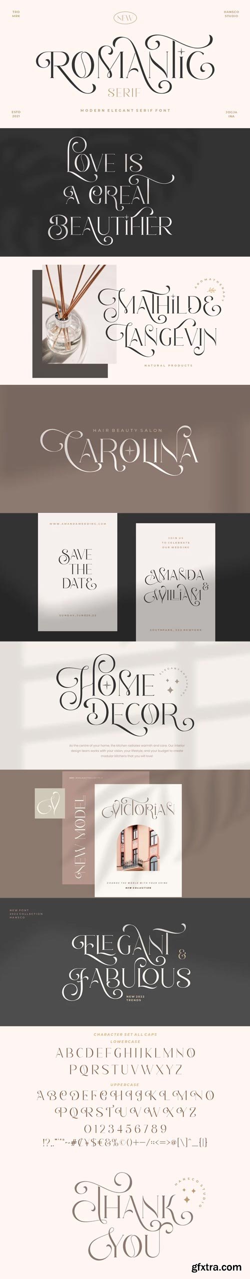 Romantic Serif Font